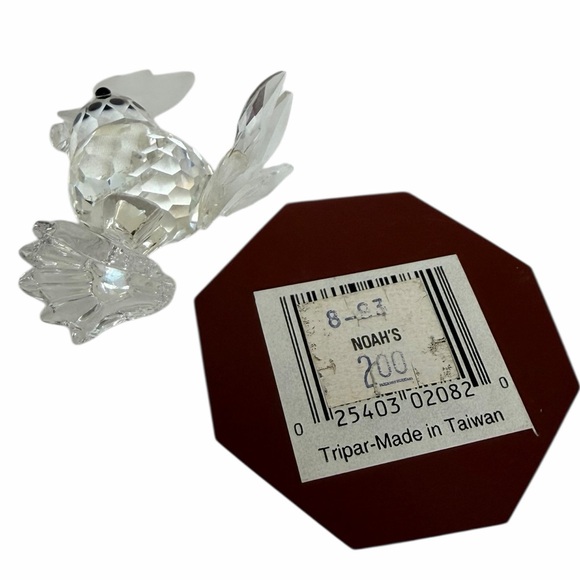 Swarovski Rooster Figurine 014497 5cm Clear Crystal Collectible - Picture 4 of 4